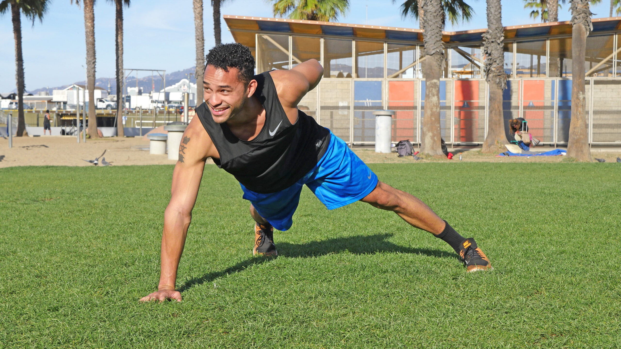 Elite athlete focusing on mental skills during training.